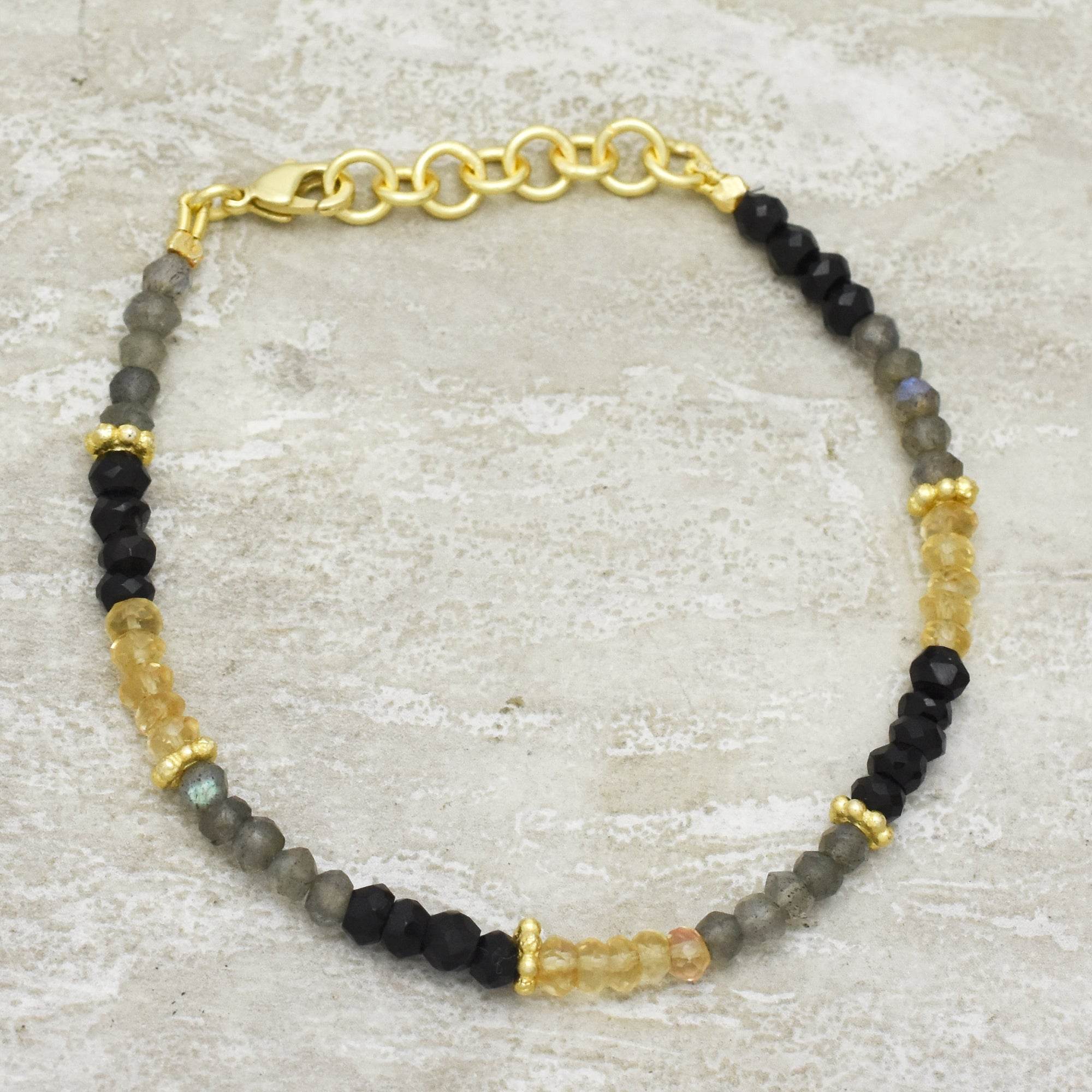 Multi Tourmaline Beads Bracelets - La Vitá Jewels