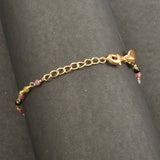 Multicolor Gemstone Chain Bracelet