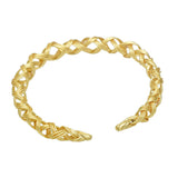 Brass Gold Plated Metal Adjustable Bangles