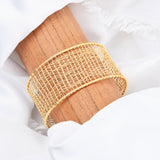 Golden Open Cuff Bracelets