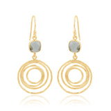 Twisted Spiral with London BT Dangle Earrings