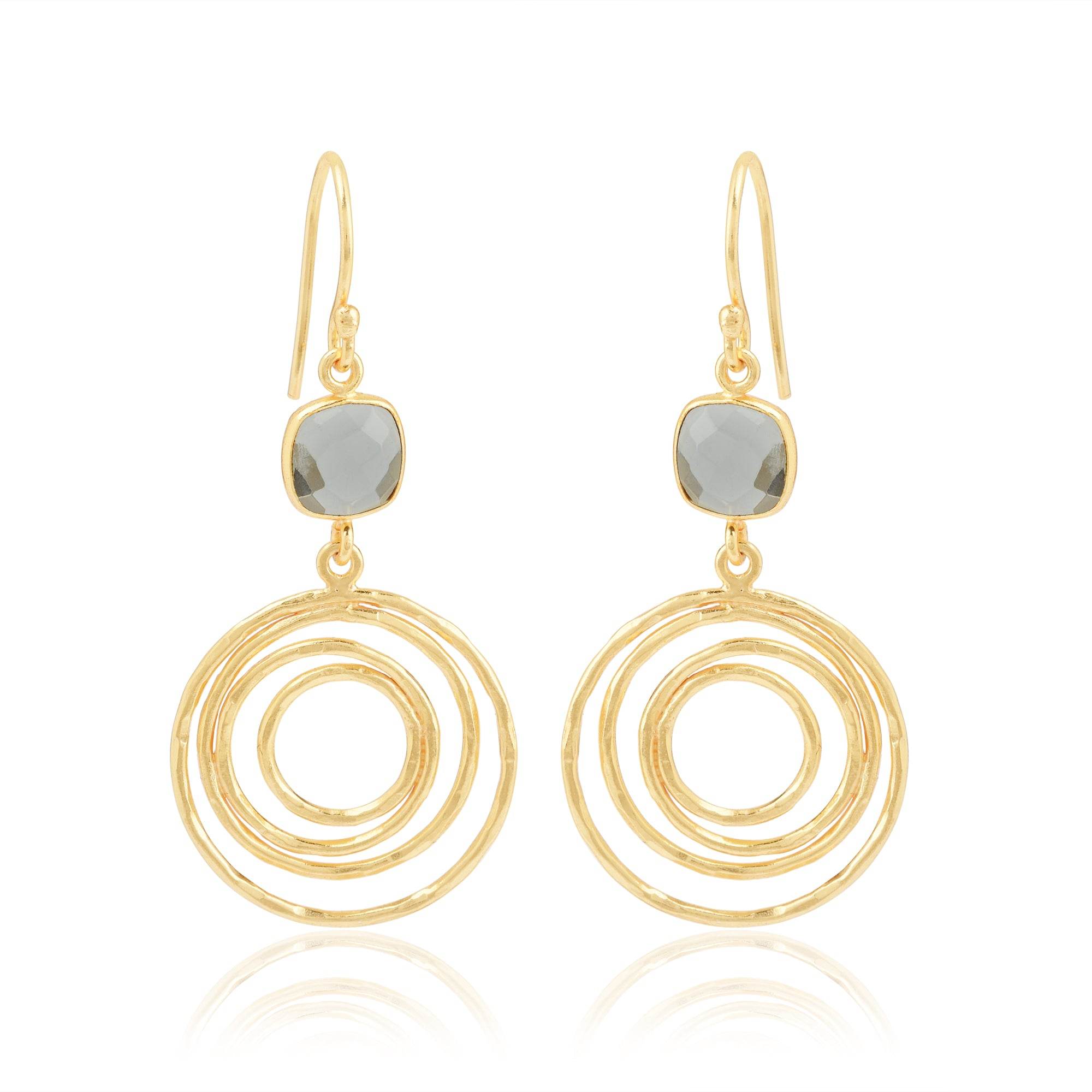 Circle of Hope London Topaz Earring - La Vitá Jewels