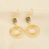 Twisted Spiral with London BT Dangle Earrings