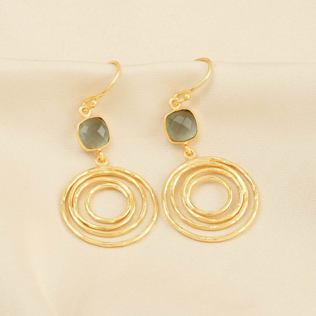 Circle of Hope London Topaz Earring - La Vitá Jewels