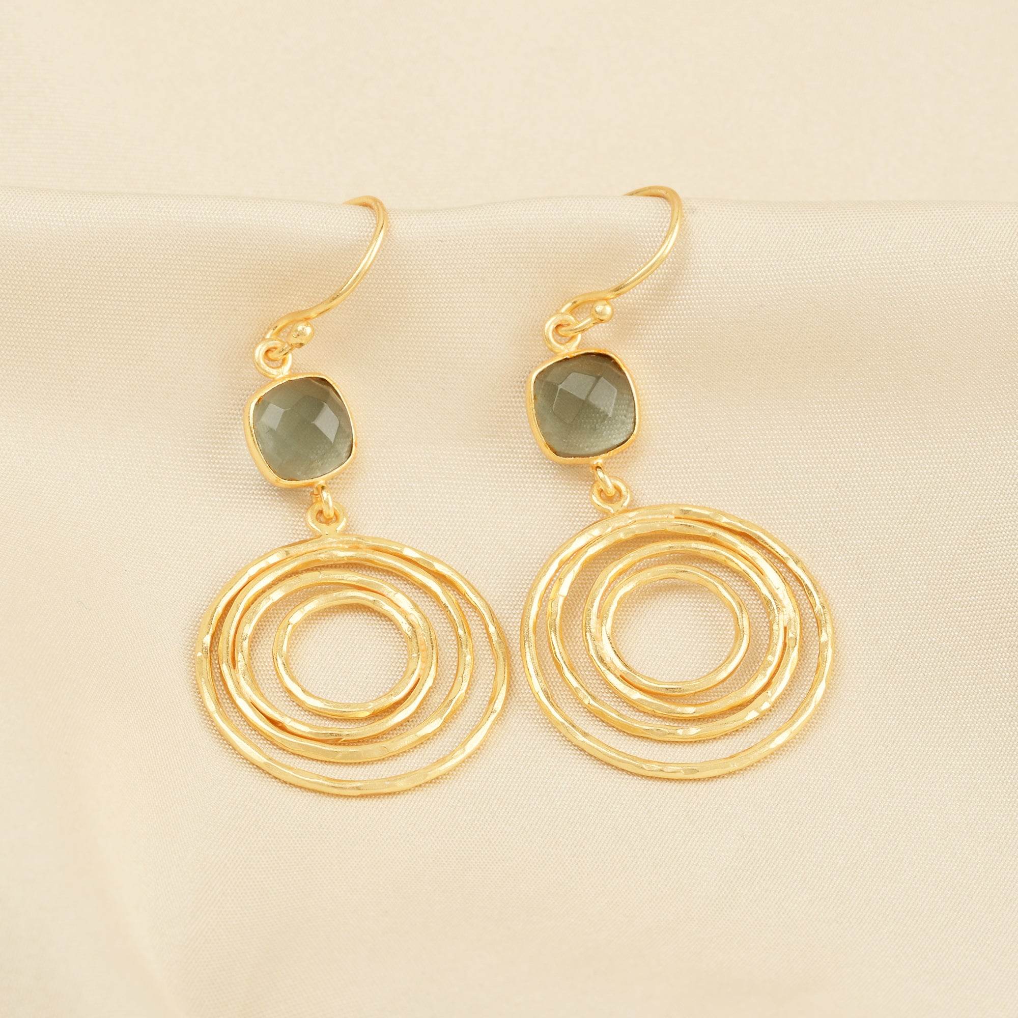Circle of Hope London Topaz Earring - La Vitá Jewels