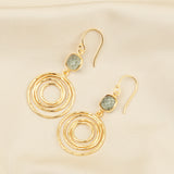 Twisted Spiral with London BT Dangle Earrings