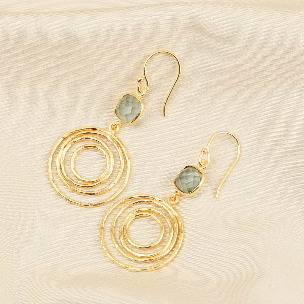 Circle of Hope London Topaz Earring - La Vitá Jewels