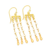 Pearls Fringe Earrings