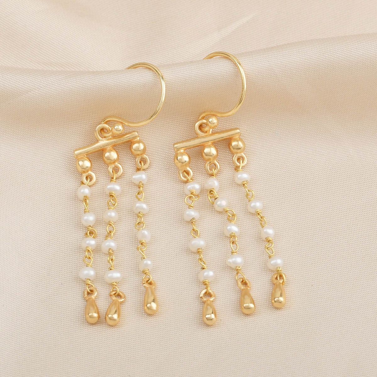 Precious Pearls Earrings - La Vitá Jewels