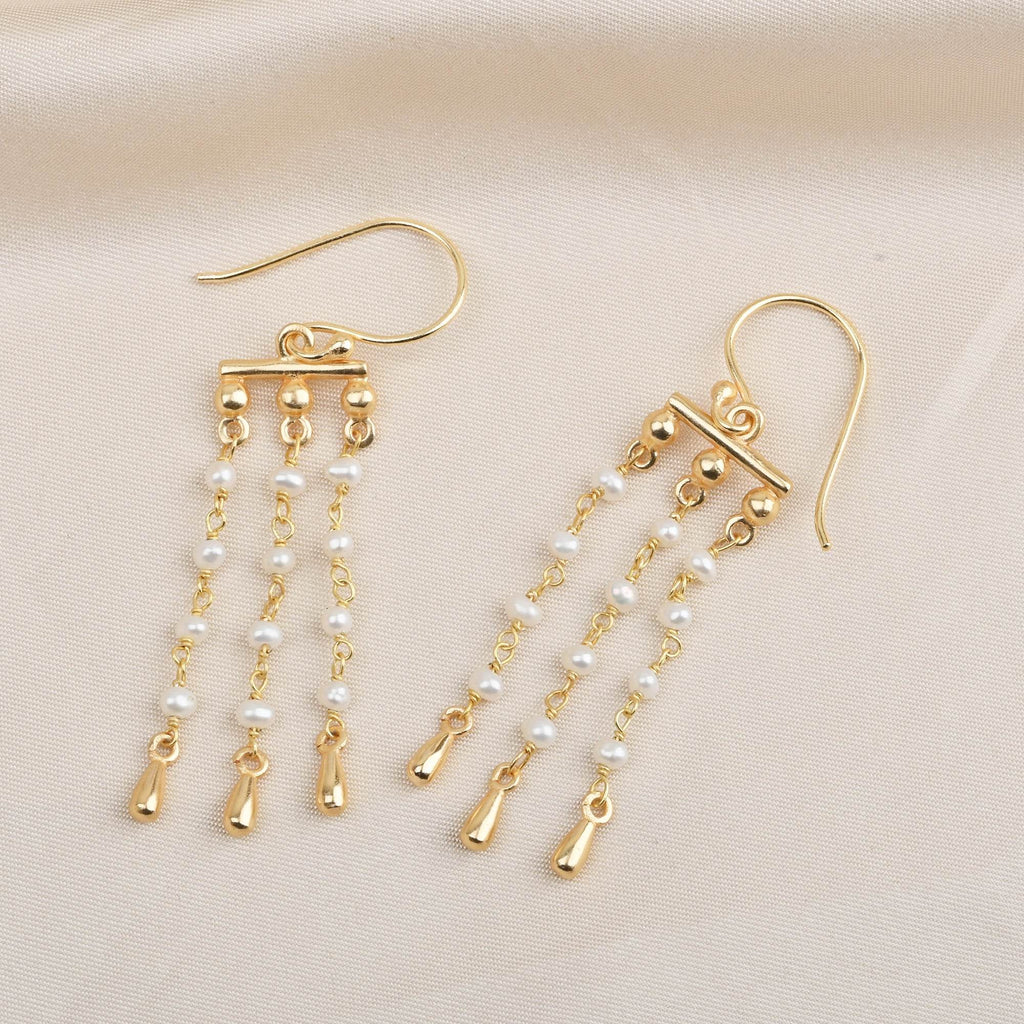 Precious Pearls Earrings - La Vitá Jewels