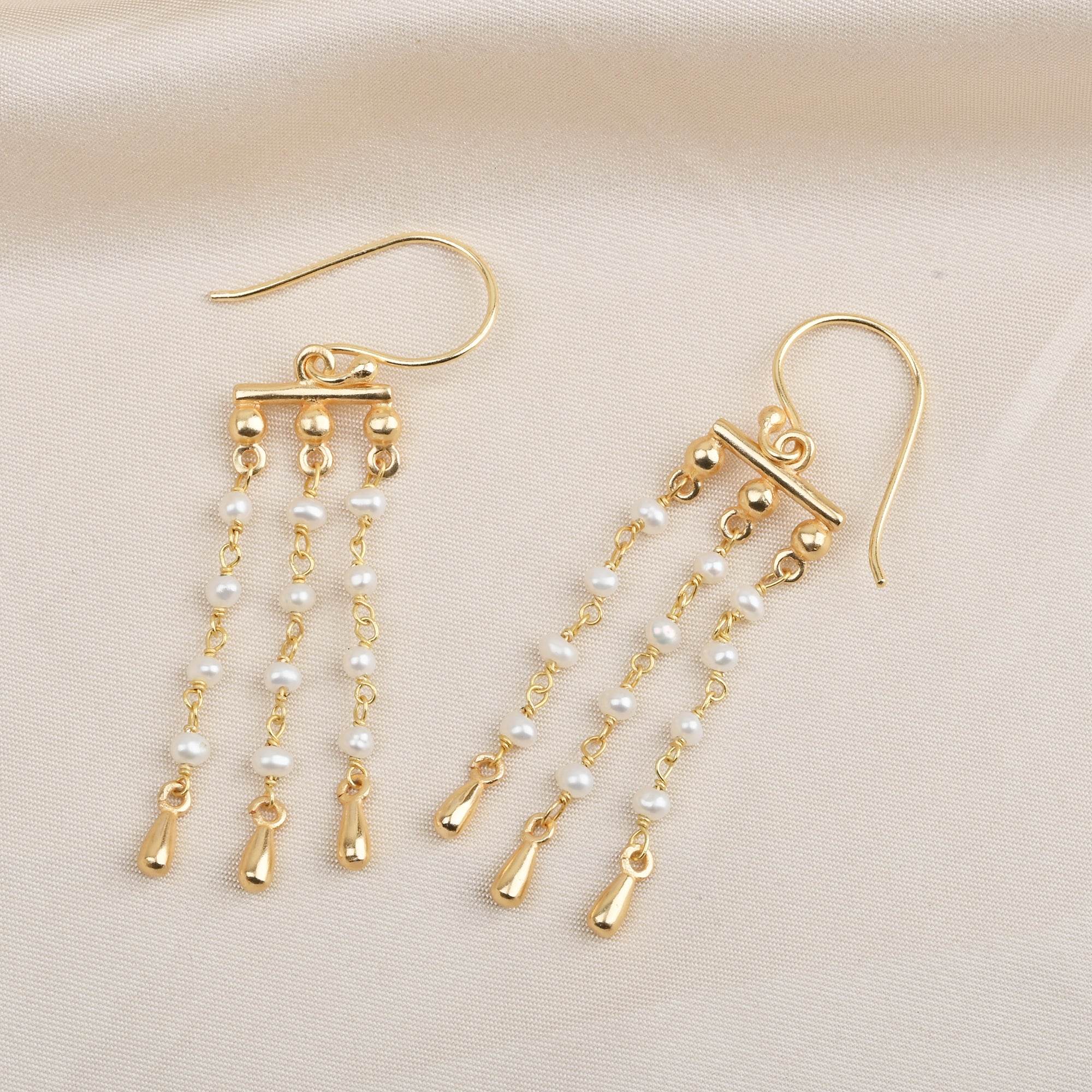 Precious Pearls Earrings - La Vitá Jewels