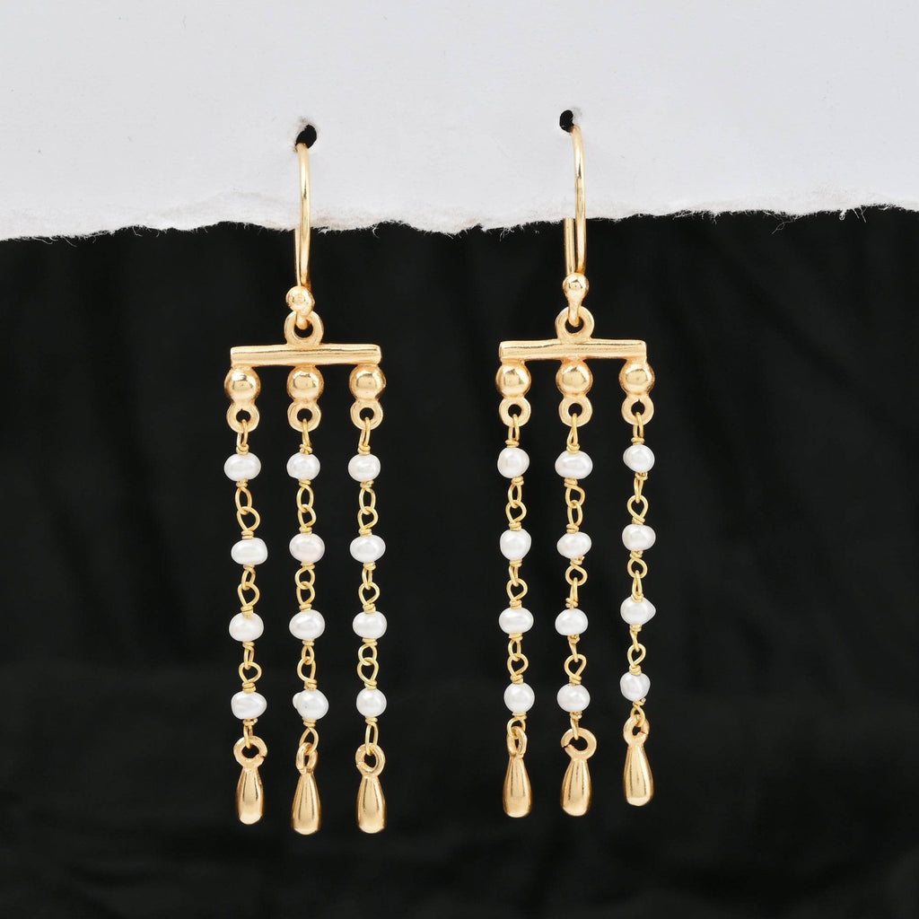 Precious Pearls Earrings - La Vitá Jewels