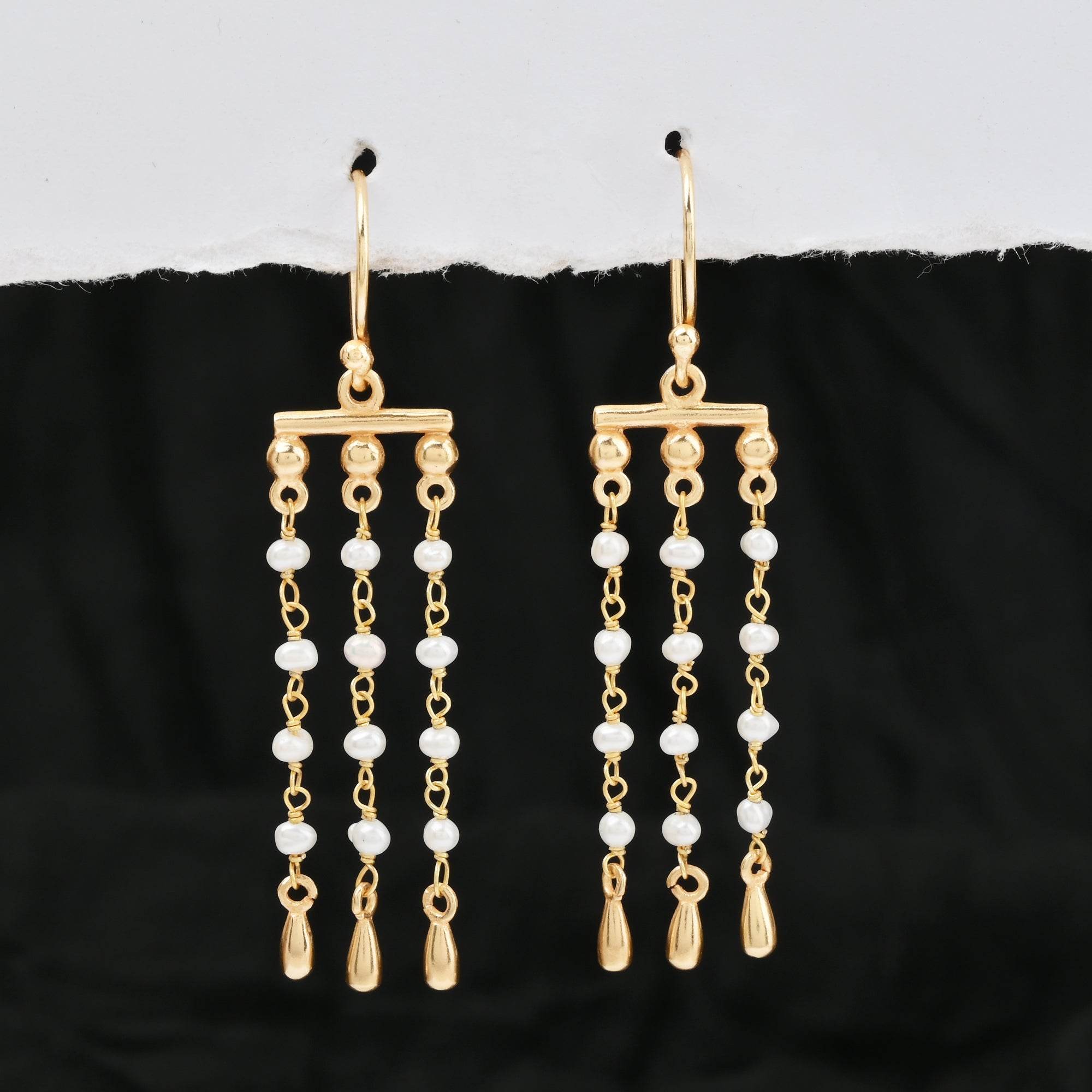 Precious Pearls Earrings - La Vitá Jewels