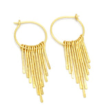 Silver Plated Fringe Earrings