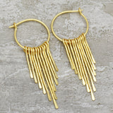 Silver Plated Fringe Earrings