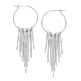 Silver Plated Fringe Earrings