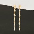 Fresh Water Pearl Threader Earrings