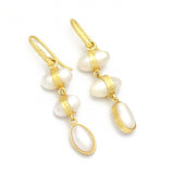 Baroque Pearl Dangle Earrings
