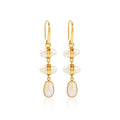 Moon Enlightenment Freshwater Pearl Earrings - La Vitá Jewels