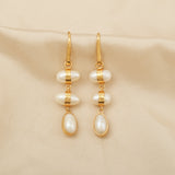 Moon Enlightenment Freshwater Pearl Earrings