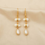Moon Enlightenment Freshwater Pearl Earrings - La Vitá Jewels