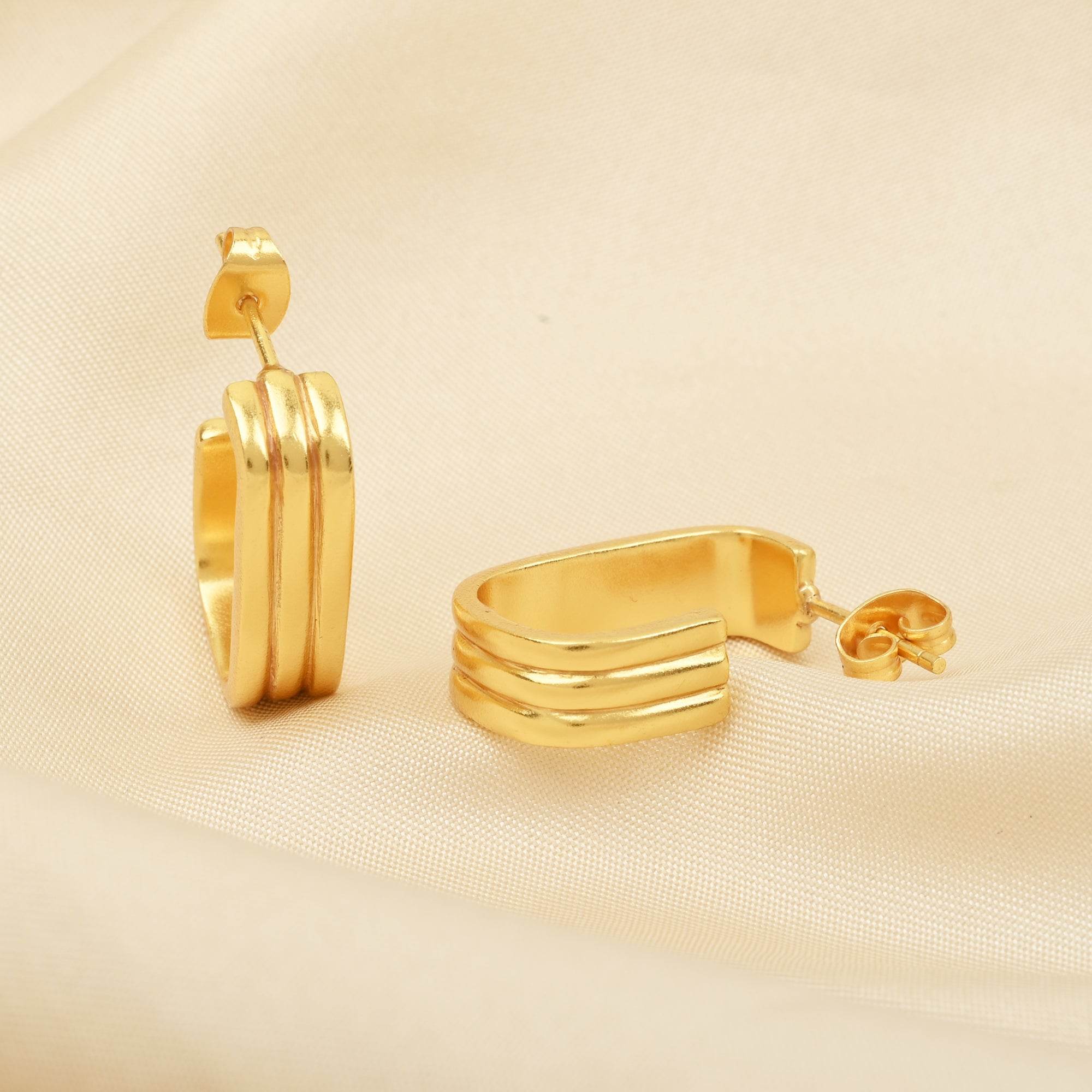 Trio Hoop Earrings - La Vitá Jewels
