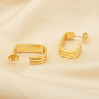 Trio Hoop Earrings - La Vitá Jewels