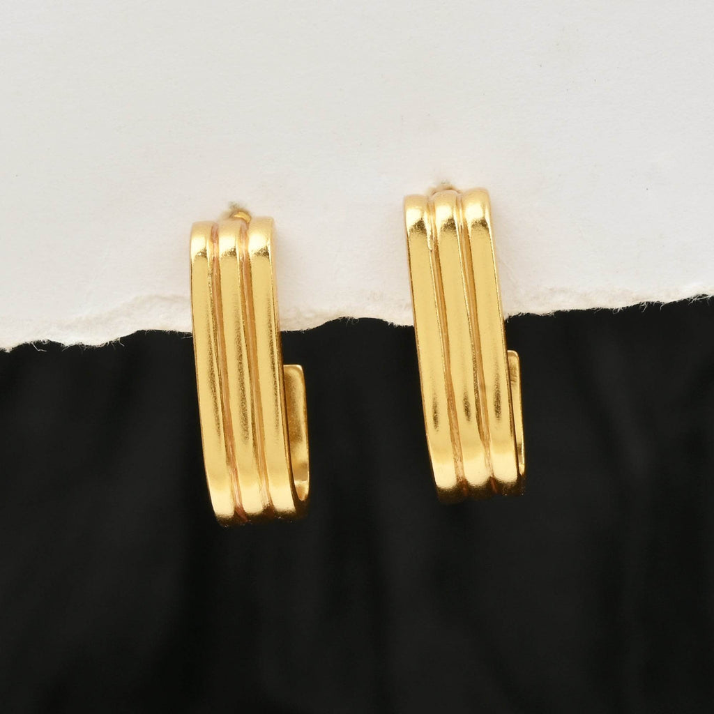 Trio Hoop Earrings - La Vitá Jewels