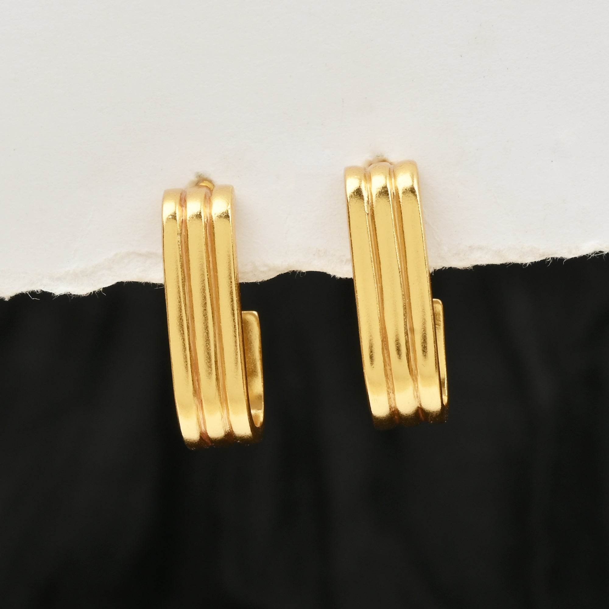Trio Hoop Earrings - La Vitá Jewels