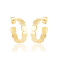 Metal Dot Hoop Earrings - La Vitá Jewels