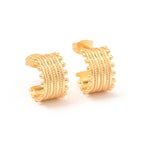 Chandrakala Hoop Earrings - La Vitá Jewels