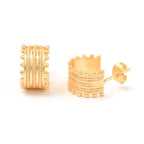 Chandrakala Hoop Earrings - La Vitá Jewels