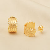 Chandrakala Hoop Earrings