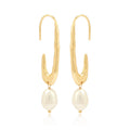 Navya Pearl Drop Earrings - La Vitá Jewels