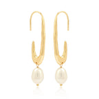 Navya Pearl Drop Earrings - La Vitá Jewels