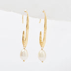 Navya Pearl Drop Earrings - La Vitá Jewels