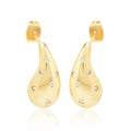 Asteroid White Zircon Earrings - La Vitá Jewels