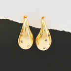 Asteroid White Zircon Earrings - La Vitá Jewels