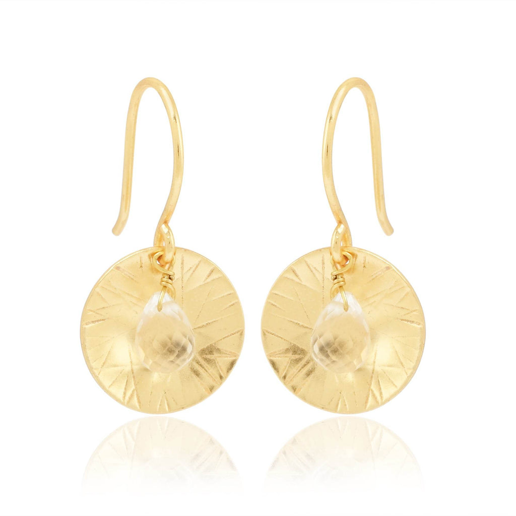 Crystal Aura Earrings - La Vitá Jewels