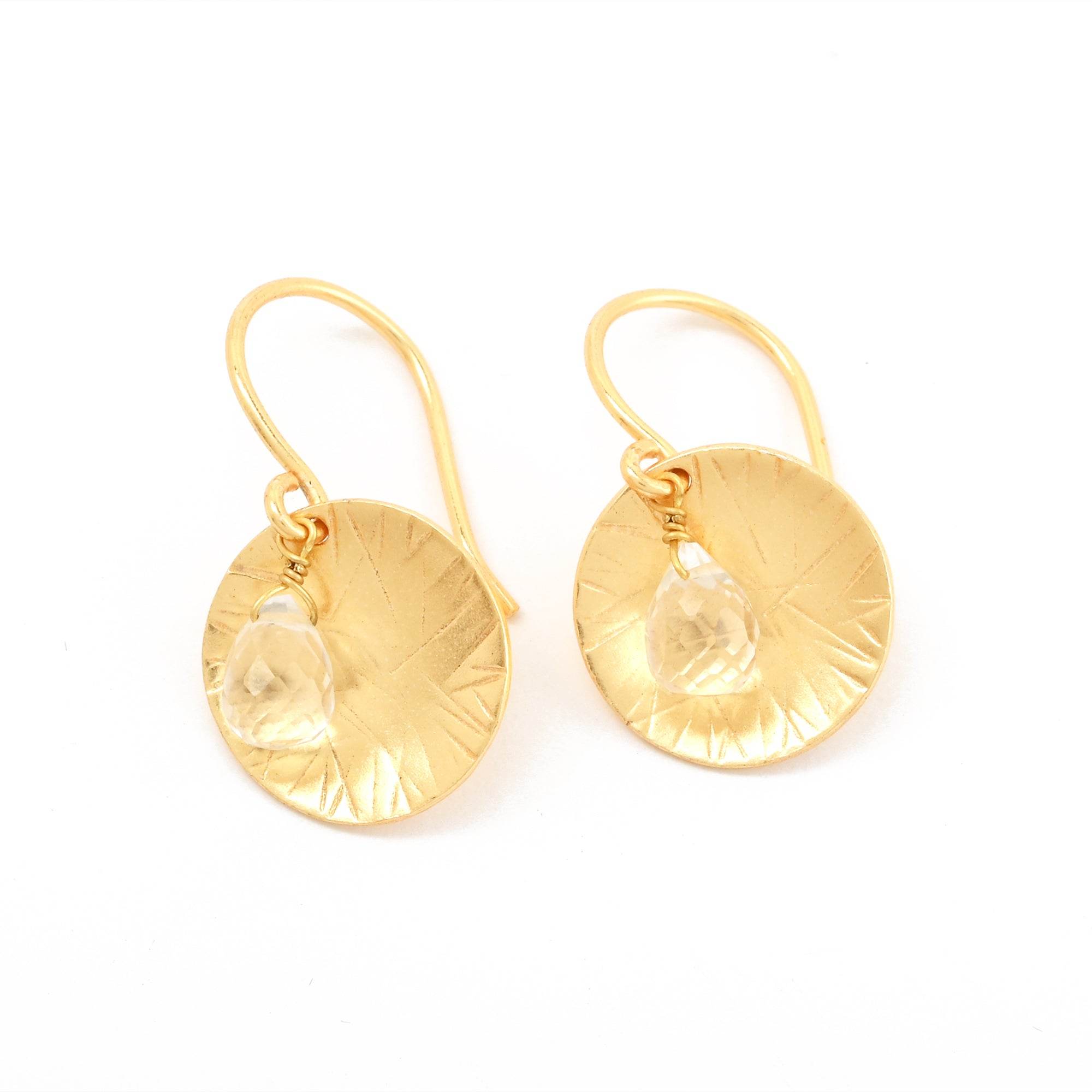 Crystal Aura Earrings - La Vitá Jewels
