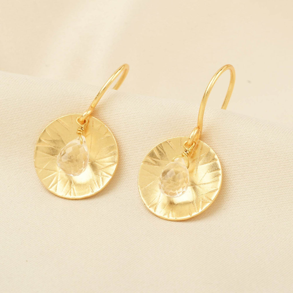 Crystal Aura Earrings - La Vitá Jewels