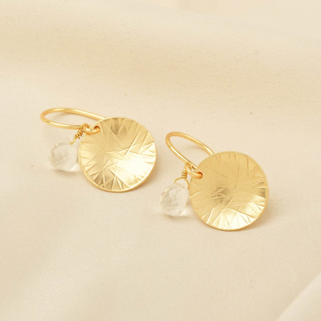 Crystal Aura Earrings - La Vitá Jewels