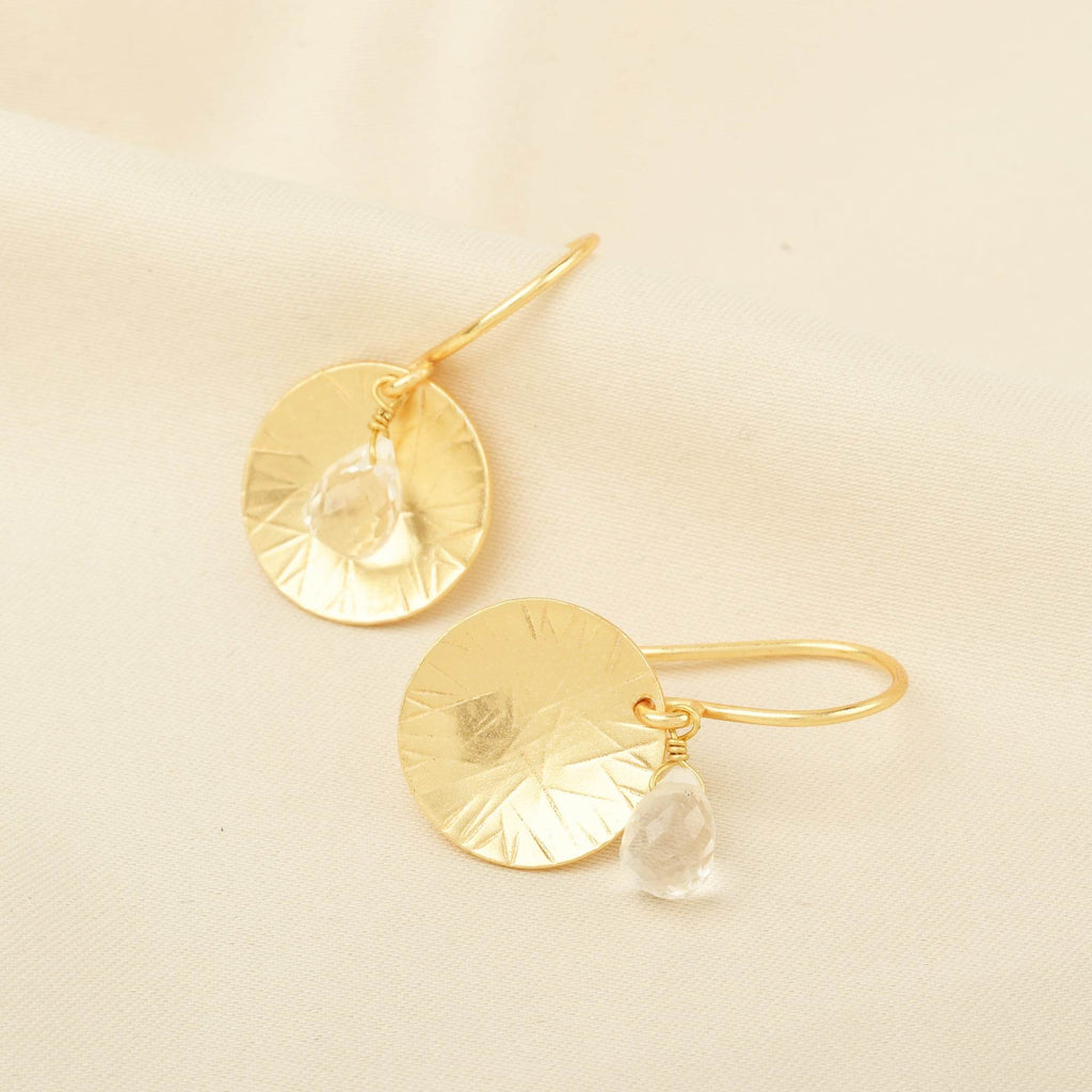 Crystal Aura Earrings - La Vitá Jewels