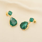 Emerald Gemstone Earring