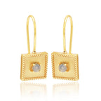 Labradorite Dangle Earrings - La Vitá Jewels