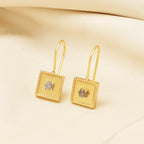 Labradorite Dangle Earrings - La Vitá Jewels