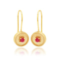 Ruby Gemstone Earrings - La Vitá Jewels