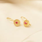 Ruby Gemstone Earrings - La Vitá Jewels