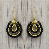 Black Onyx Dangle Earrings