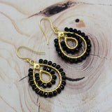 Black Onyx Dangle Earrings